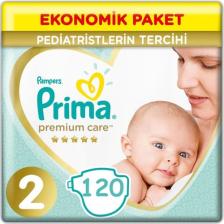 Prima Premium Care 2 Beden Numara 60 x 2 - 120 Adet Bebek Bezi