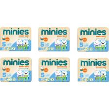 Minies 5 Numara Bebek Bezi 6 x 32 - 192 - Adet 6'lı Paket