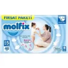 Molfix Bebek Bezi 5 Beden Junior 11-18 kg 48li Fırsat Paketi