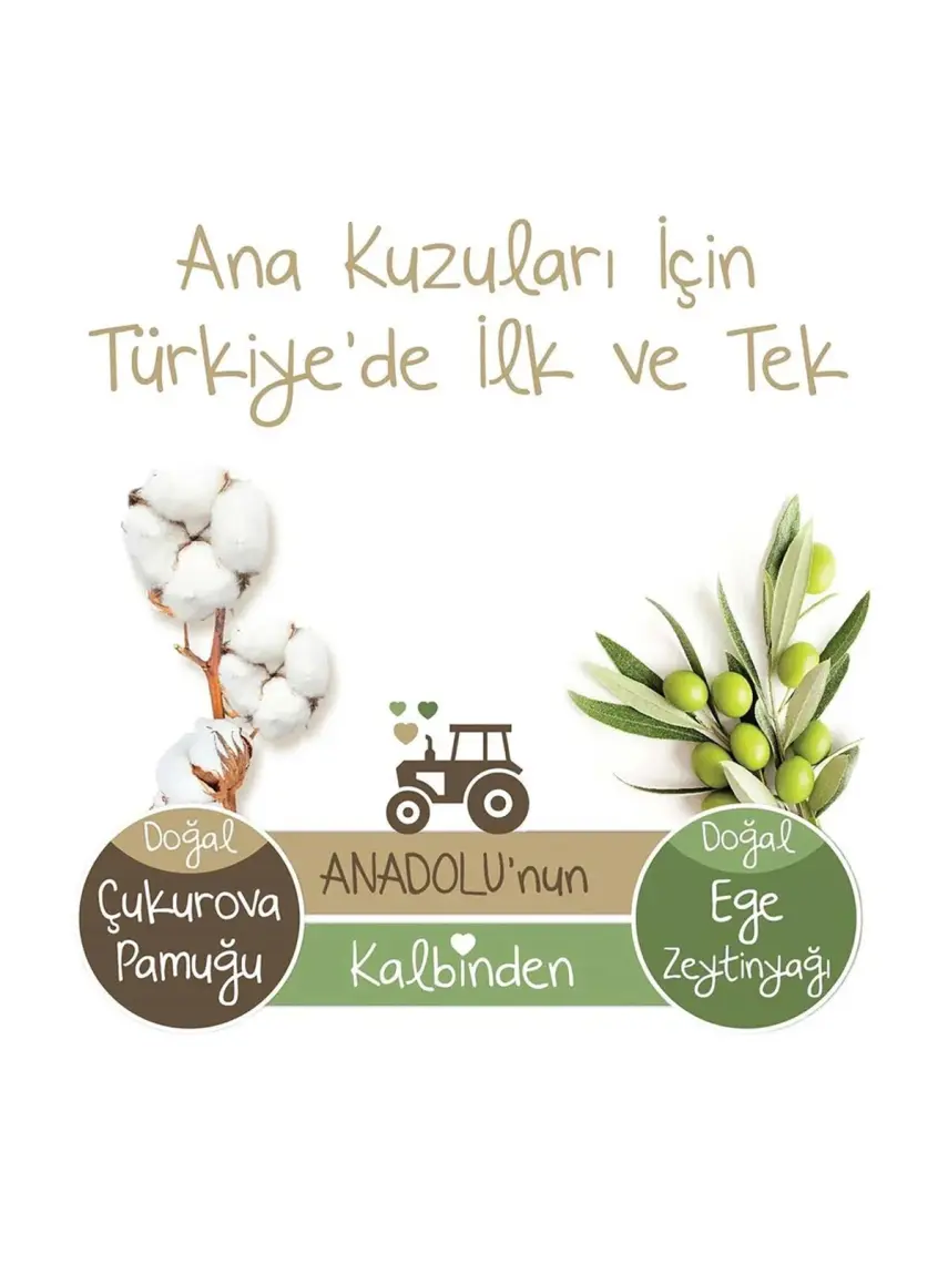 Baby Turco Doğadan Cırtlı Bebek Bezi 4'lü Fırsat Paketi 4 Numara 8-14 Kg 104 Adet