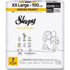Sleepy Extra Günlük Aktivite Gross Paket Bebek Bezi 7 Numara Xxlarge 100 Adet