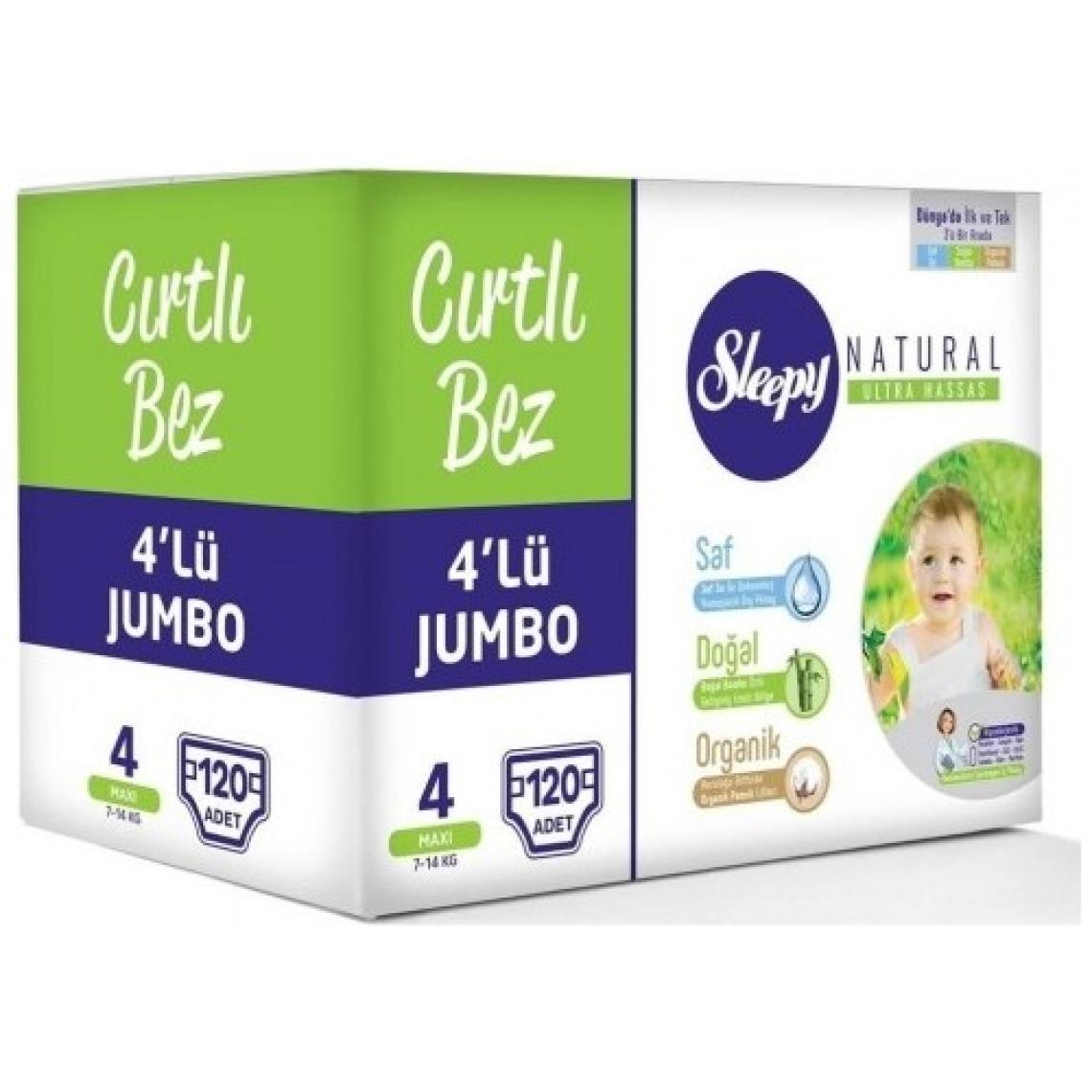 Sleepy Bebek Bezi 4 Numara Jumbo 120'LI