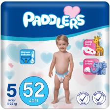 Paddlers 5 Beden Junior 52'li Jumbo Paket Bebek Bezi