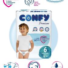 Confy Premium 6 Numara Extra Large 18'li Bebek Bezi