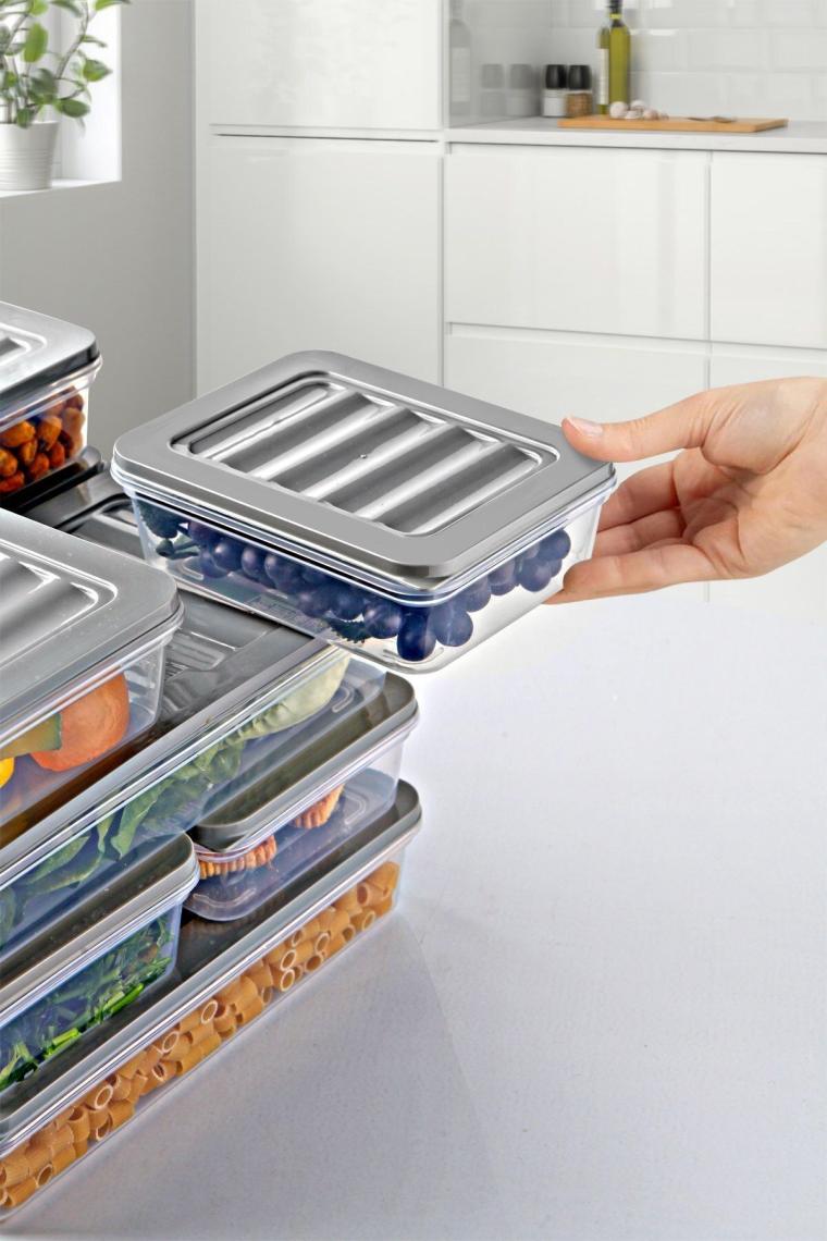 18'li Set Freshbox Mikrodalga Ve Difrize Uygun Saklama Kabı