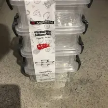 Merdem 4'lü Mini Kiler Saklama Kabı Seti (0,30 Lt X4)