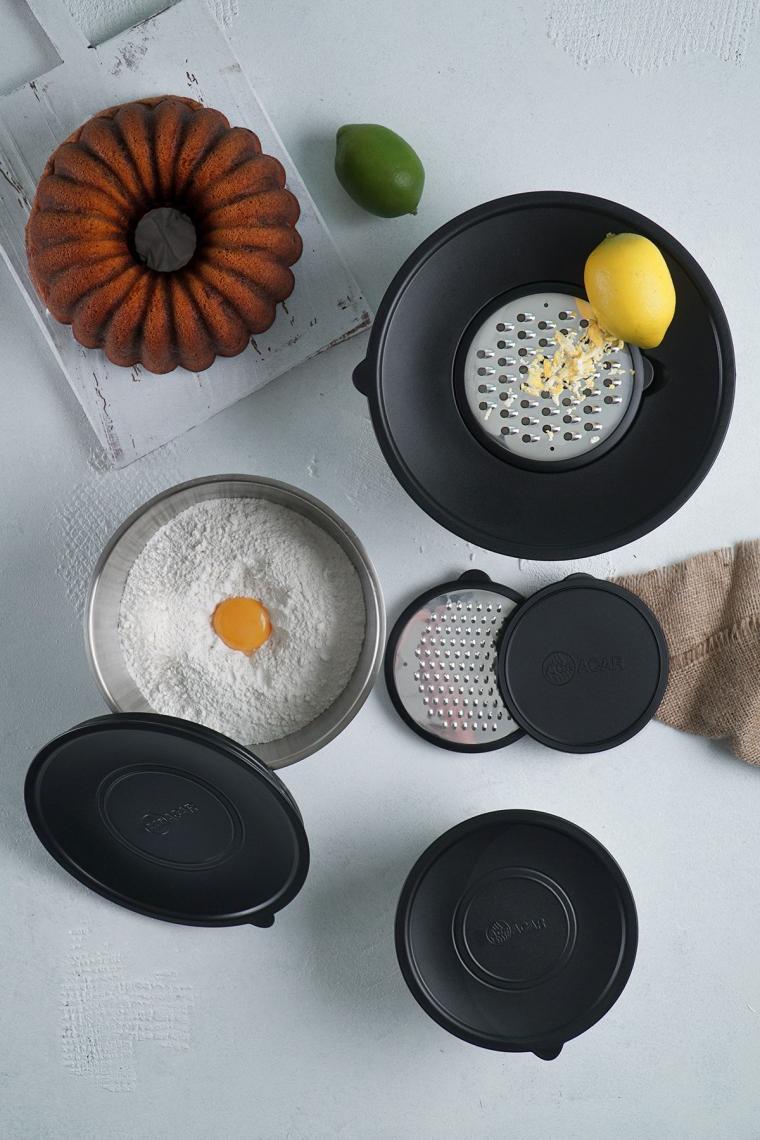 Karat 16-20-24cm Çelik 9parça Rendeli Karıştırma Kabı 17120