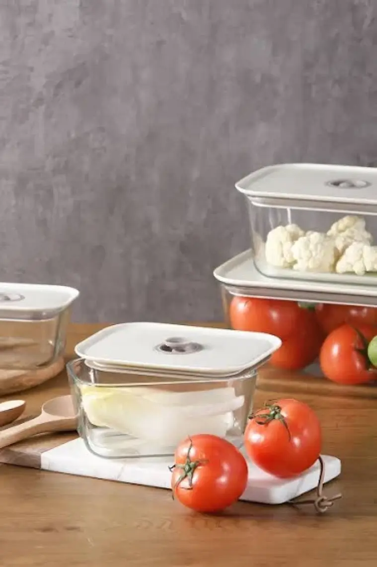 Neoflam Fika Clik Dikdörtgen Saklama Kabı Bej 800 Ml D-Neofcl080