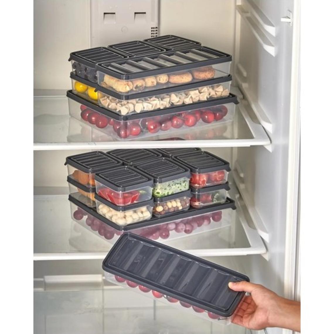 Krm Home 2 Adet 2,5 Litre Dondurucu, Bakliyat, Yemek Kabı, Piknik Kahvaltı Taze Gıda Saklama Kabı