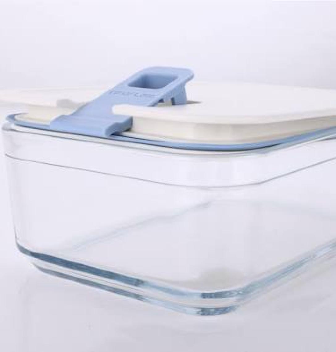Neoflam Perfect Seal Kare Cam Saklama Kabı Bej 500ML