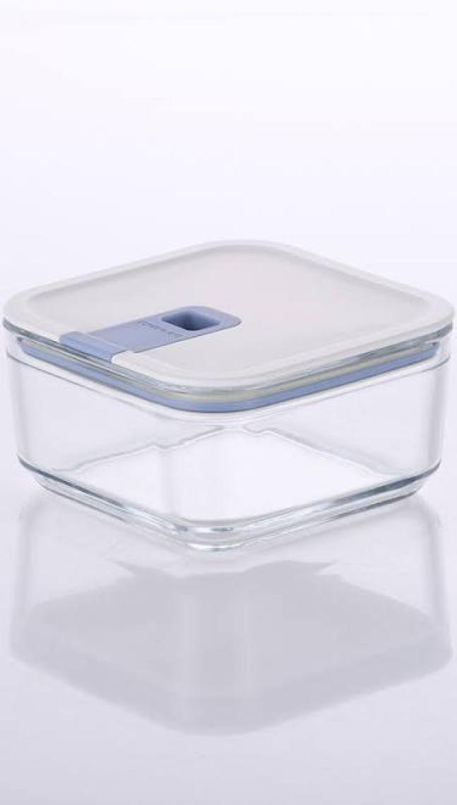 Neoflam Perfect Seal Kare Cam Saklama Kabı Bej 500ML
