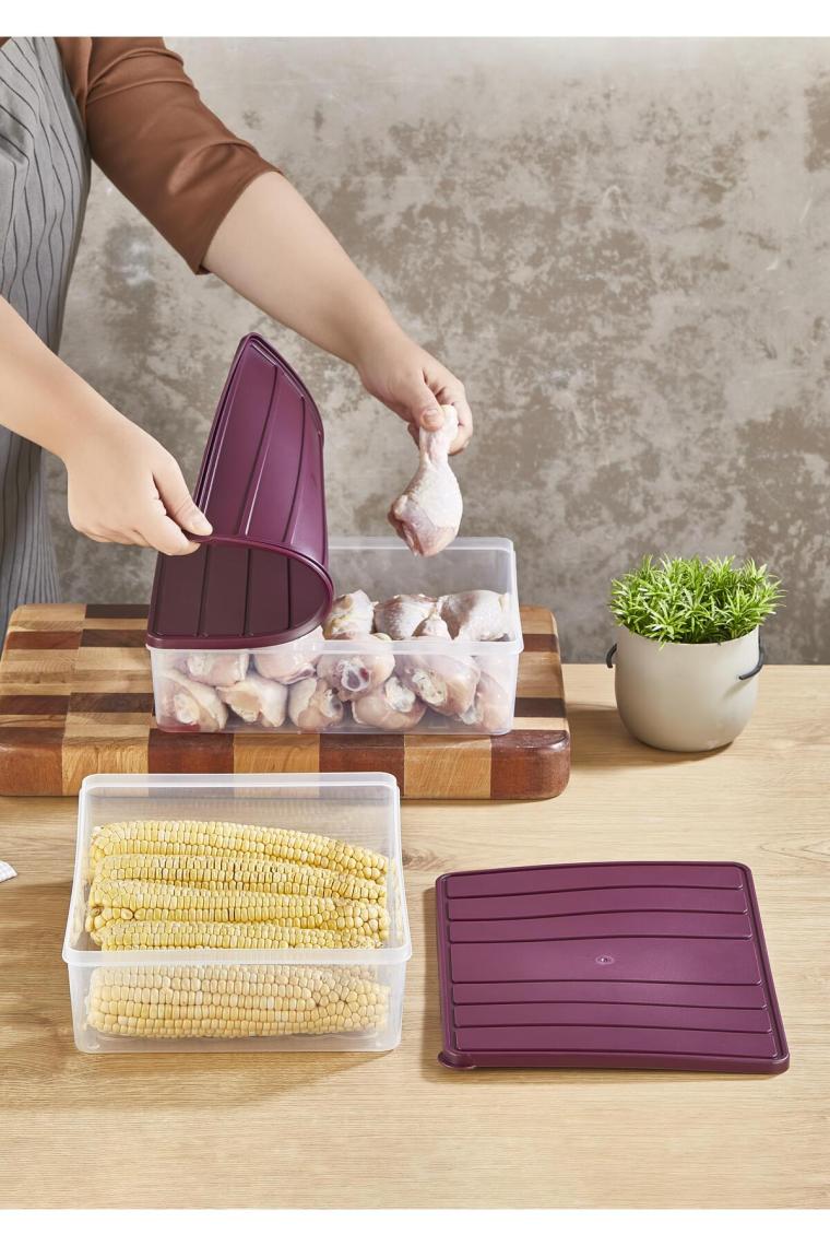 Selka Home Selka Nora 2 Adet 4 Lt. Saklama Kabı