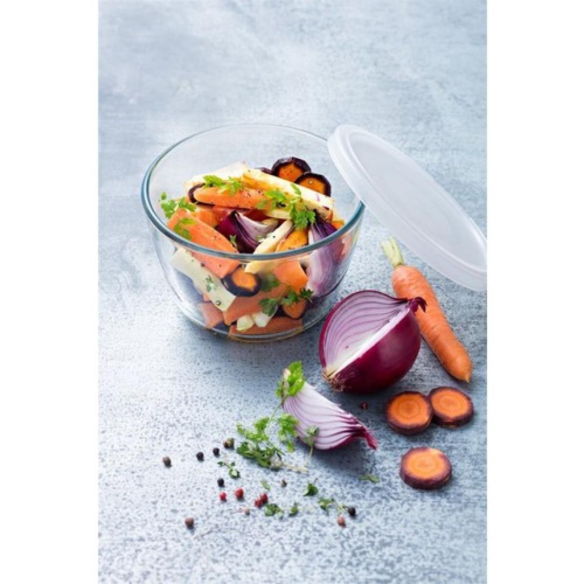 Pyrex 154P001/7044 Yuvarlak Kapaklı Saklama Kabı 1,1 lt
