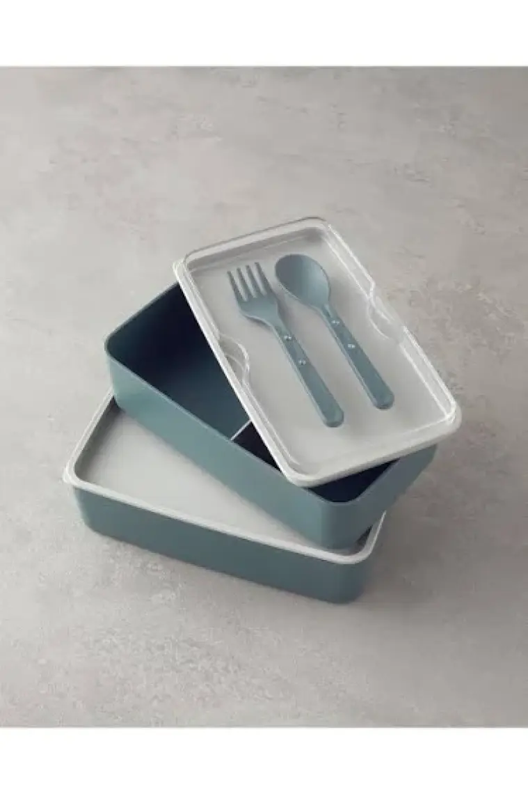 Berghoff Mezaluna Plastik 2 Katlı Lunch Box 720 ml +720 ml Yeşil