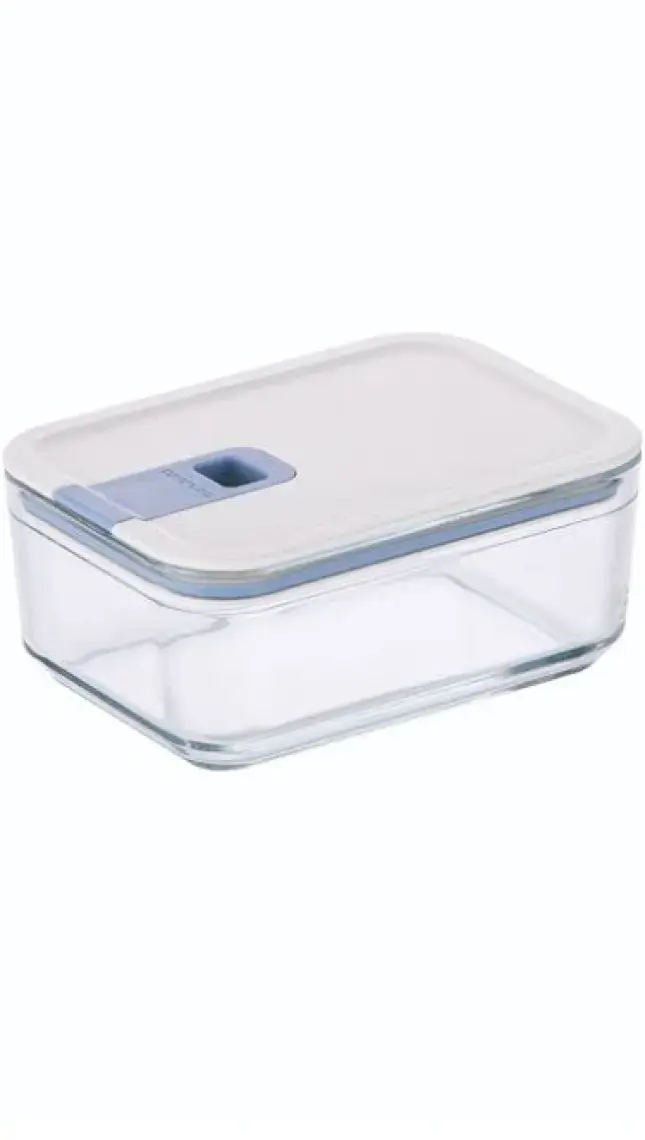 Neoflam Perfect Seal Dikdörtgen Cam Saklama Kabı Bej 750ML