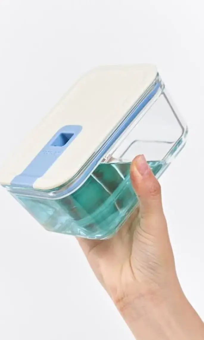 Neoflam Perfect Seal Dikdörtgen Cam Saklama Kabı Bej 750ML