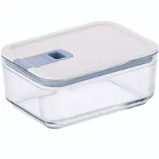 Neoflam Perfect Seal Dikdörtgen Cam Saklama Kabı Bej 750ML