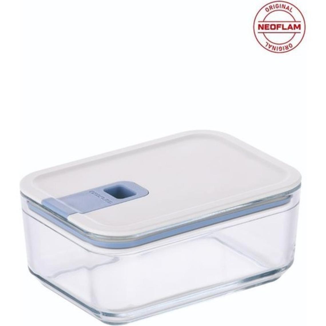 Neoflam Perfect Seal Dikdörtgen Cam Saklama Kabı Bej 1100ML