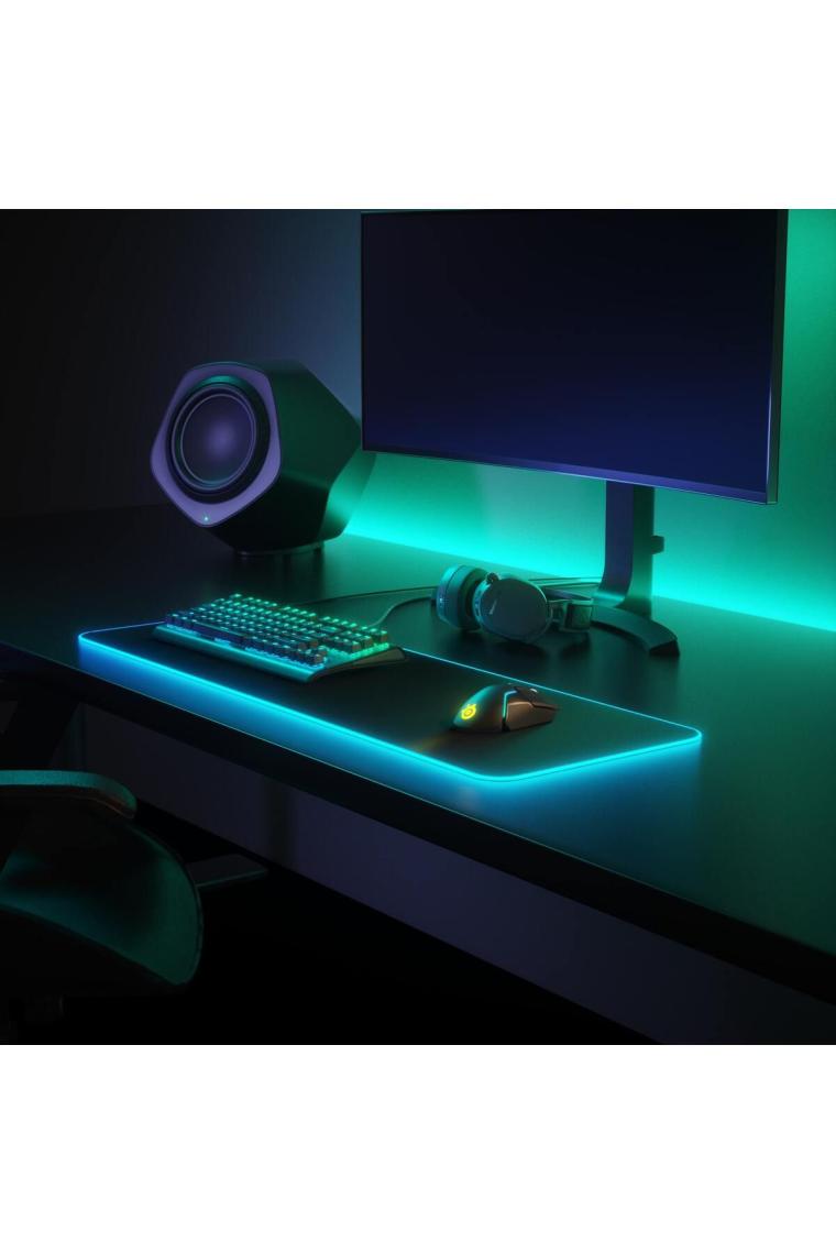 QcK Prism Cloth XL RGB Gaming Mousepad