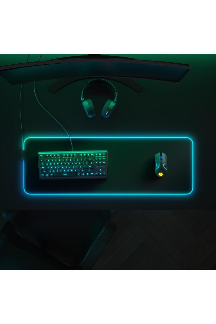 QcK Prism Cloth XL RGB Gaming Mousepad
