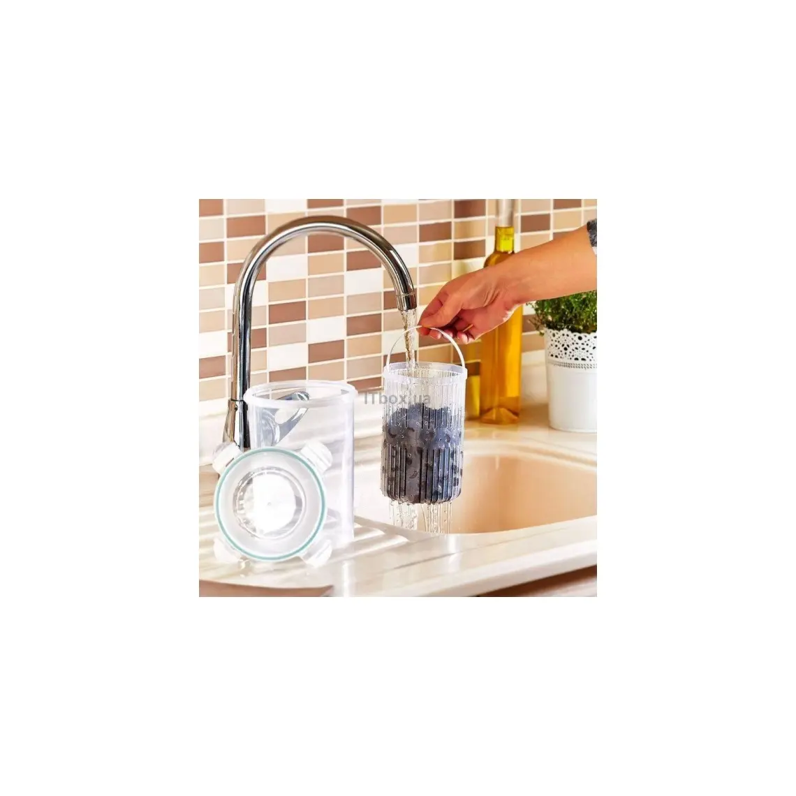 Plastart Fresh Box Süzgeçli Saklama Kabı -1500 ml