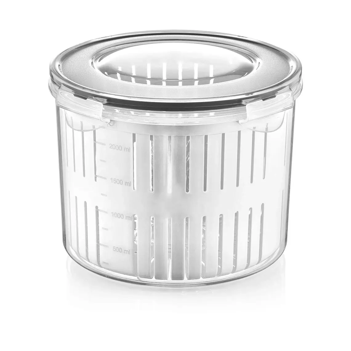 Plastart Fresh Box Süzgeçli Saklama Kabı -1500 ml