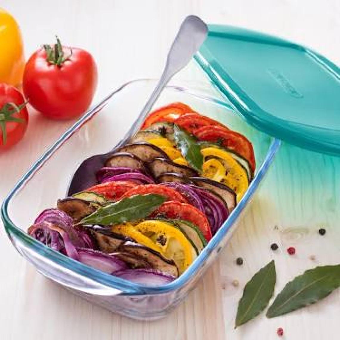 Pyrex 215P000/7046 Dikdörtgen Saklama Kabı 1,1l