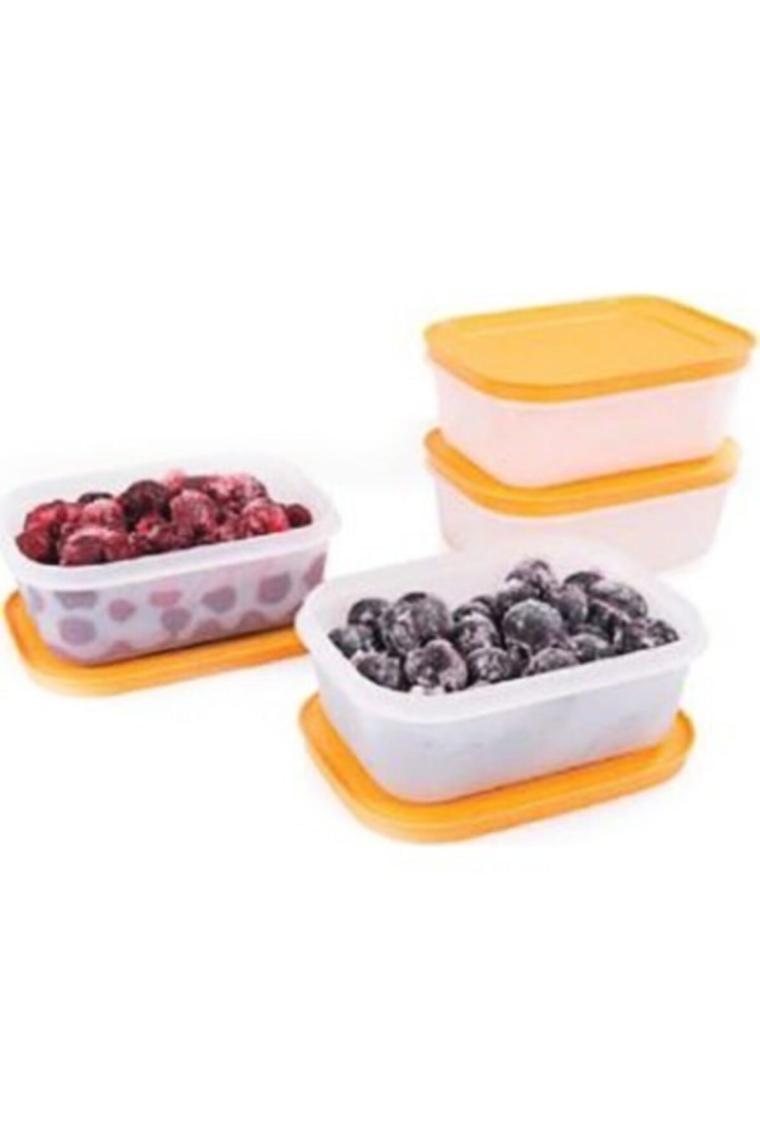 Tupperware Alaska Turuncu Set 4'lü