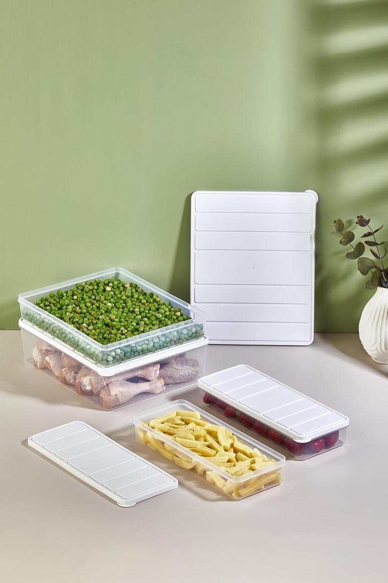 Selka Home Selka Nora 4'lü Set ( 1 Adet 4 Lt. 1 Adet 2,25 Lt. 2 Adet 1 Lt. )