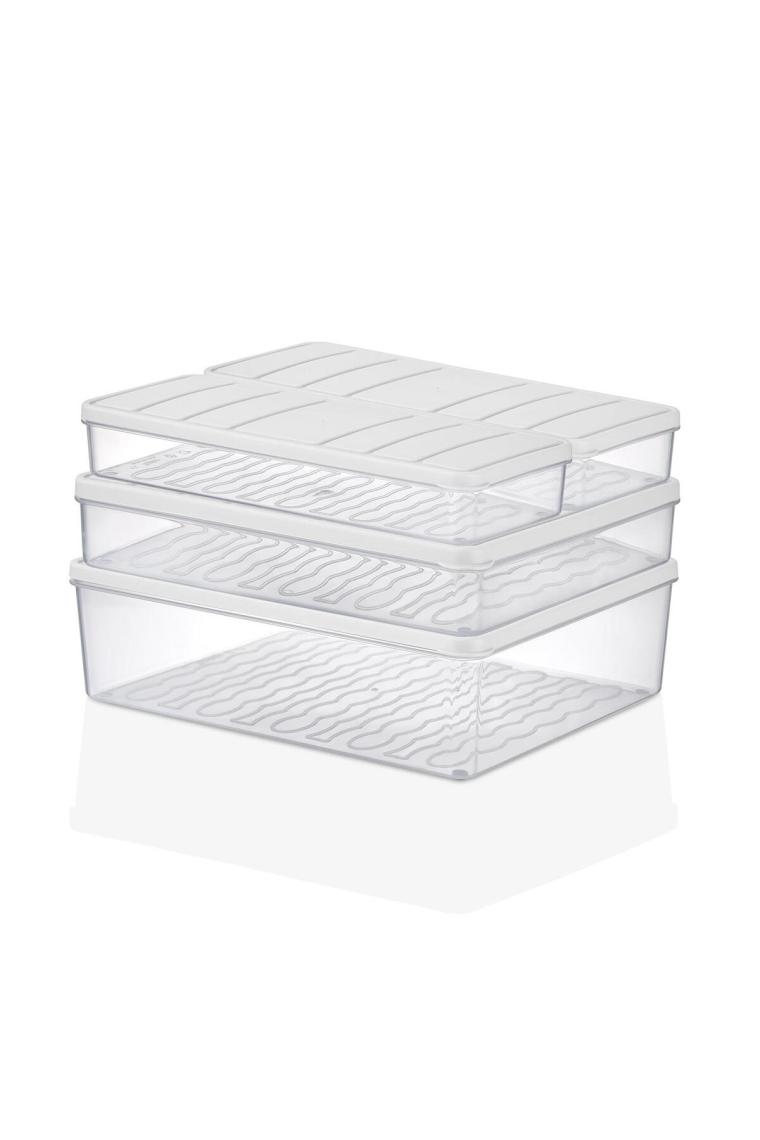Selka Home Selka Nora 4'lü Set ( 1 Adet 4 Lt. 1 Adet 2,25 Lt. 2 Adet 1 Lt. )
