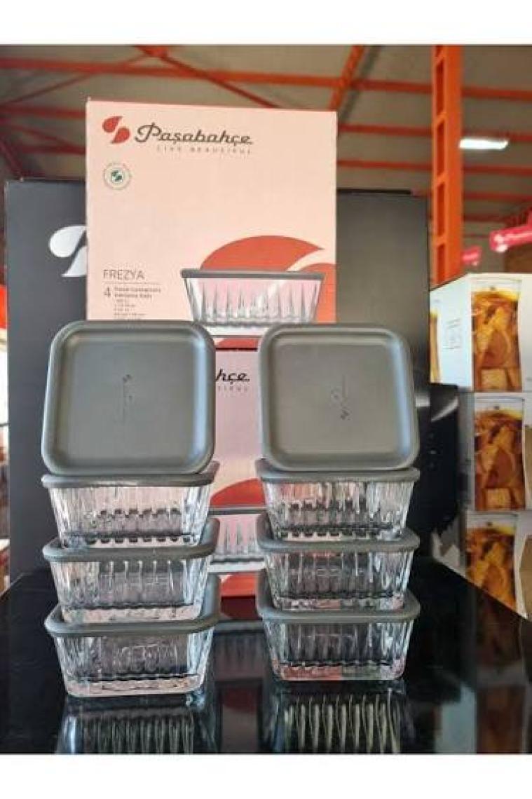 Paşabahçe 530236 Freyza Saklama Kabı 225CC 4 Lü