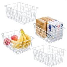 4 Adet Dolap Içi Organizer Banyo Mutfak Oyuncak Makyaj Sepeti Düzenleyici Toparlayıcı Sepet
