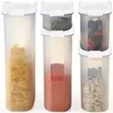 Moonstar Bakliyat ve Kuru Gıda Saklama Kabı 5 Parça  9 Litre