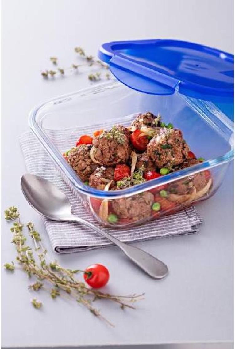 Pyrex Cook & Go Kare Cam Saklama Kabı 0.8 L