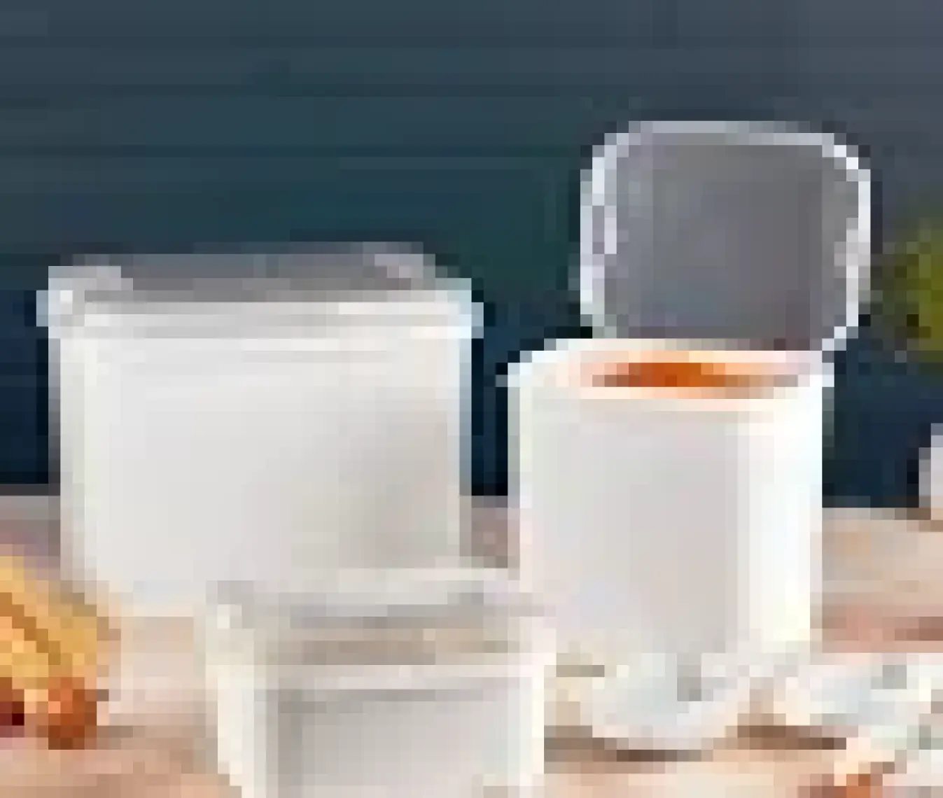 Vip Ahmet Masal Un ve Bakliyat Kabı 10 x 4,5 x 1,6 lt. Beyaz Saklama Kabı ve Kürek