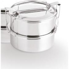 abnturk Paslanmaz Çelik 2li Sefer Tası 1 Lt Tek Kişilik Yemek Taşıma Kabı 500ML X2 Isıtılabilir %100 Metal