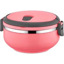 herkesetoptantic Freshbox Tek Katlı Sefer Tası Yemek Termosu (Pembe)
