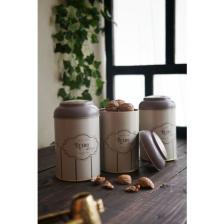 Evle ERB04U6 Silindir Saklama Kabı Ø105 3 Lü Set, Retro