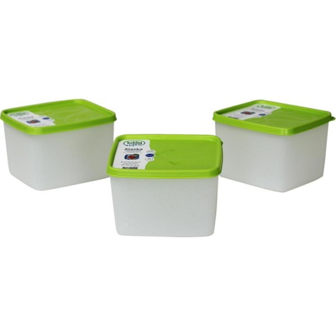Hobby Life Alaska Nofrost Saklama Kabı 1,1 Litre 3'lü Yeşil