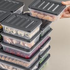 24 Parça Saklama Kabı , Mikrodalga Uyumlu Saklama Kabı 2x2400Ml 4x1200Ml 6x1170Ml 12x600Ml Antrasit