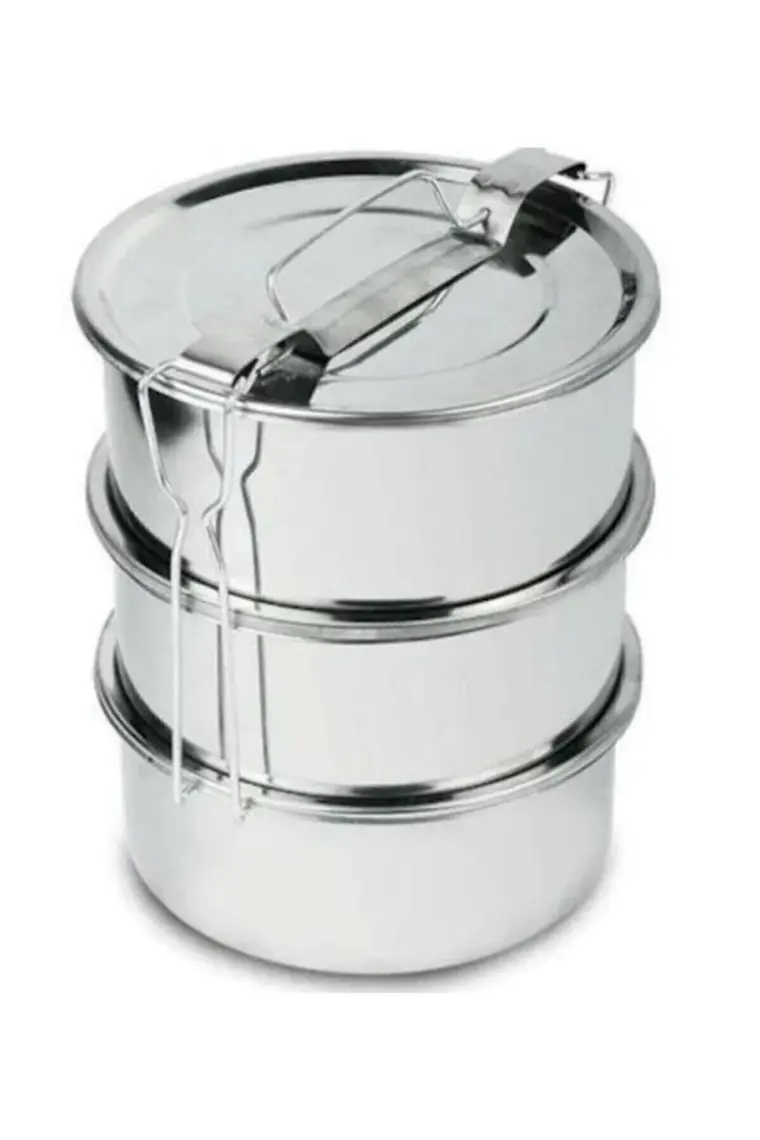 Sefer Tası 3'lü Paslanmaz Çelik 2-3 Kişilik 15X6 cm 2 No