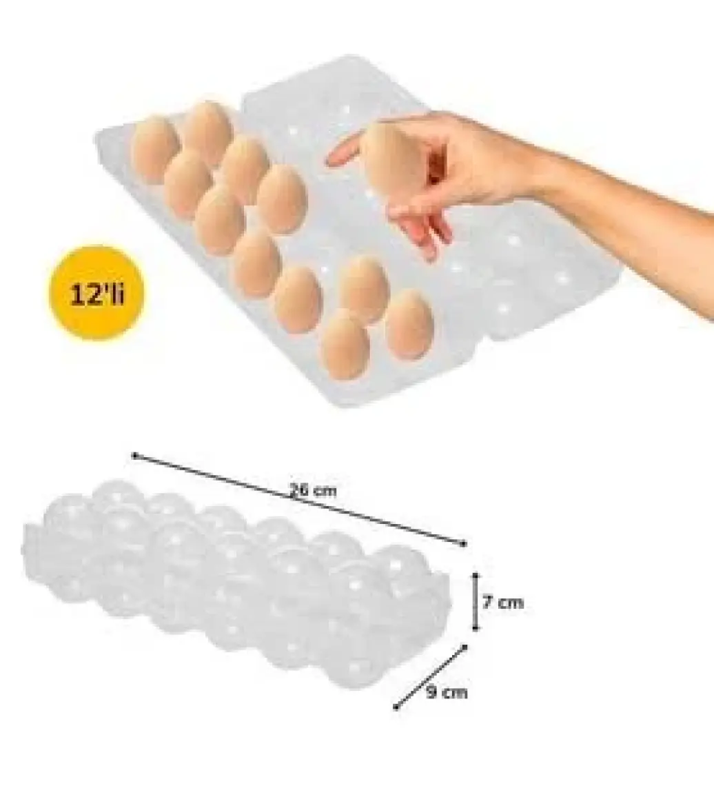 Titiz Eggo Yumurta Saklama Kabı 12 Bölmeli