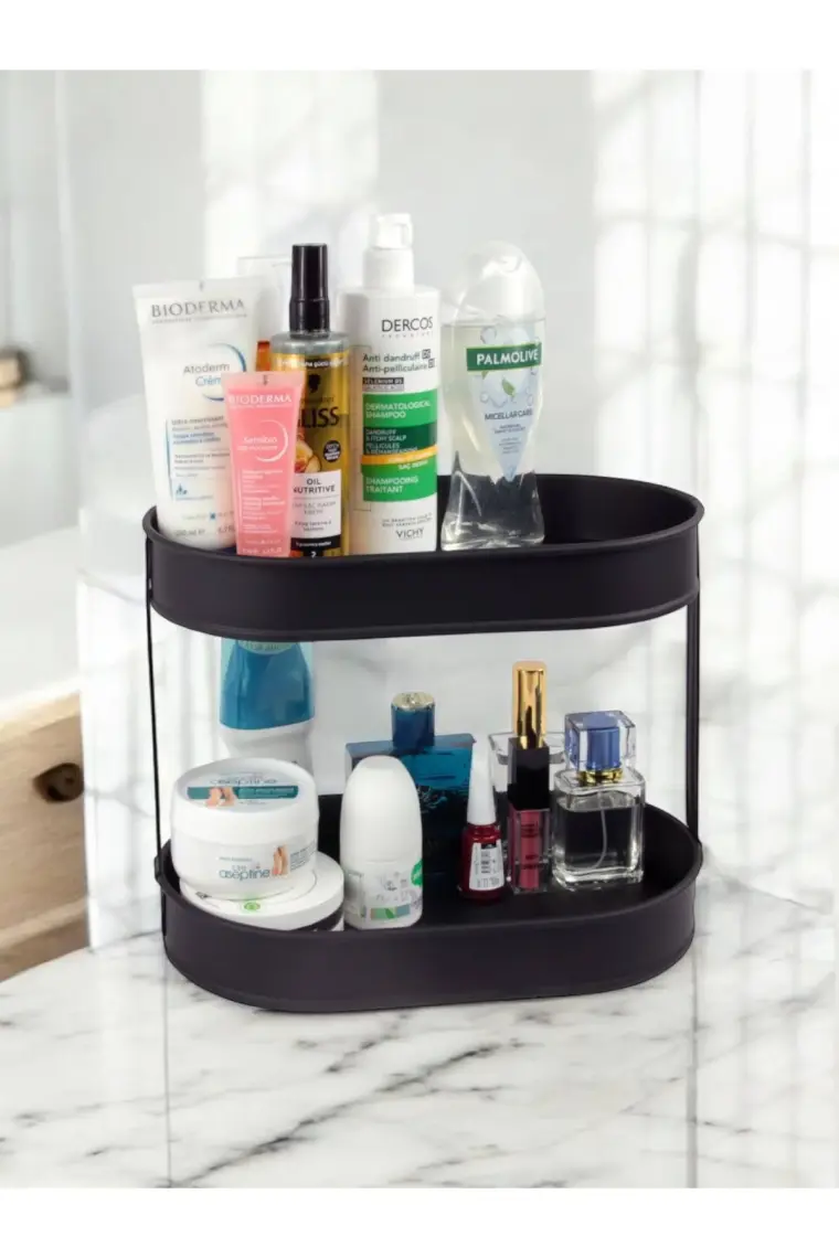 Evstyle Oval 2 Katlı Organizer 32,5 x 19 cm