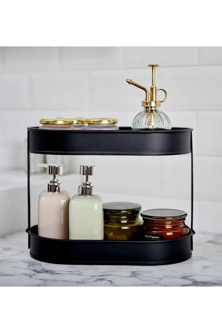 Evstyle Oval 2 Katlı Organizer 32,5 x 19 cm