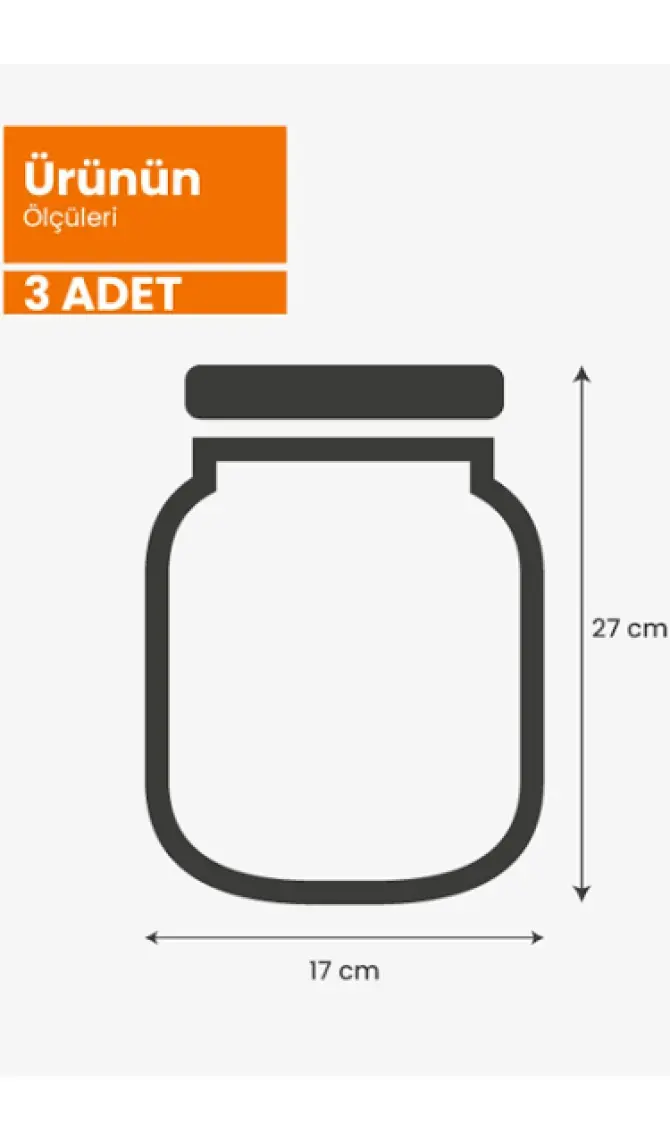 Palpak Klips Kapaklı Kavanoz Görünümlü Saklama Poşeti -9 Adet (3 Büyük 1000ML;3 Orta 700ML;3 Küçük 200 Ml)