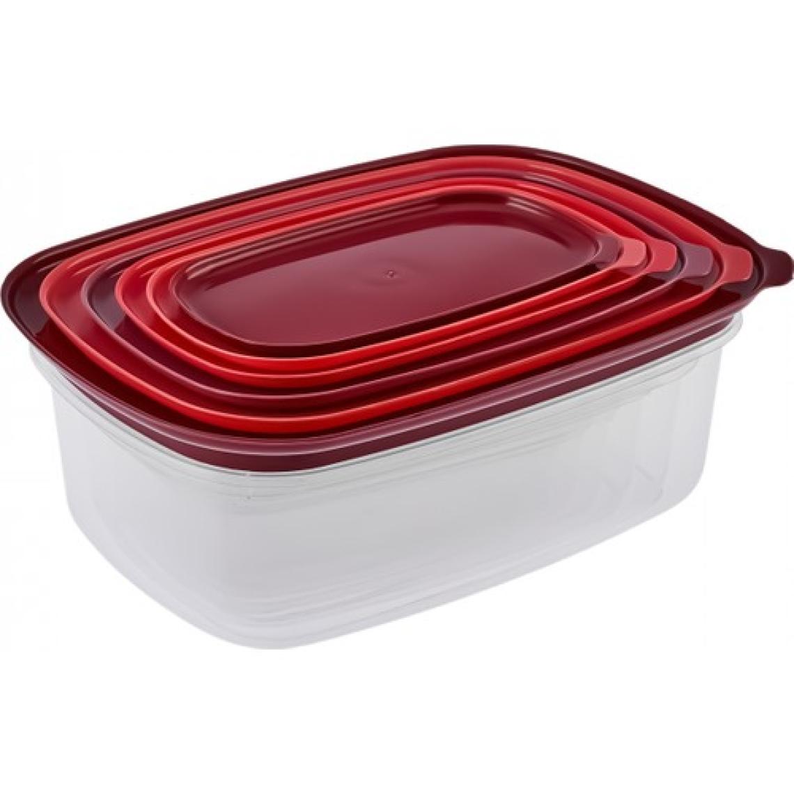 Karaca Vicks Red Velvet 6'lı Saklama Kabı Seti
