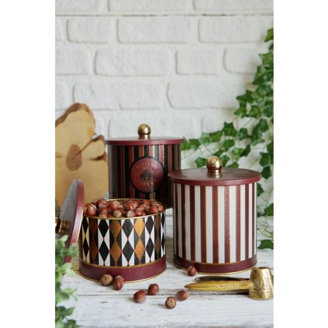 Evle ERB30T8 Yuvarlak Kutu Ø140, Topuz Kulp, 3 Lü Set, Circus