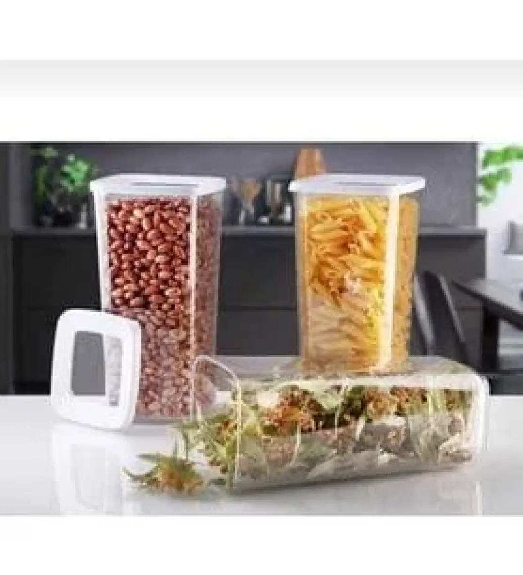 Çok Renkli Kare Vakum Saklama Kabı Seti 3’lü, 1.7l, Pratik ve Şık Tasarım