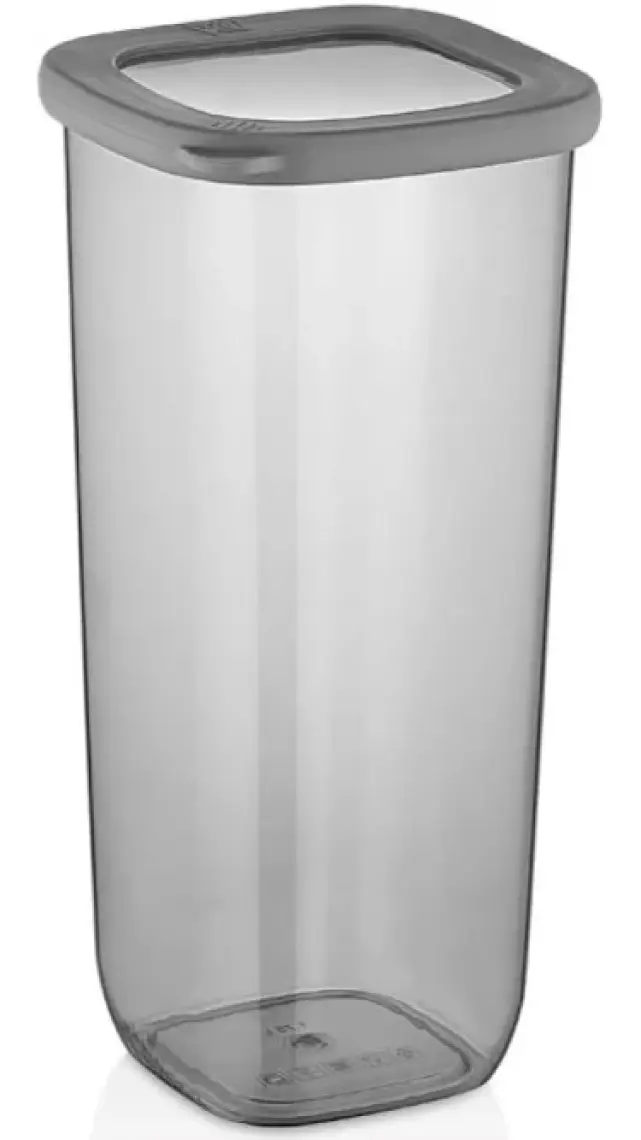 Kumsal Kare Saklama Kabı 6x1750 Ml Şeffaf Füme Vp-053