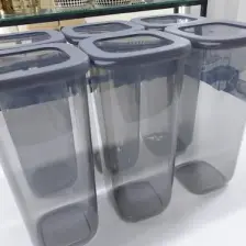 Kumsal Kare Saklama Kabı 6x1750 Ml Şeffaf Füme Vp-053